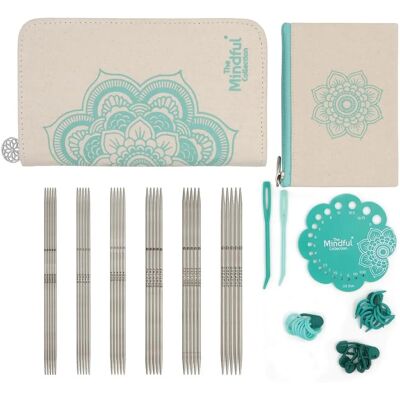 Set de agujas de encaje doble punta Knitpro 10cm Set de agujas de encaje doble punta Knitpro 10cm