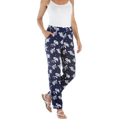 Webhose Modell 46 Blumenmuster Stoffhosen - Hose Webhose Modell 46 Blumenmuster Stoffhosen - Hose
