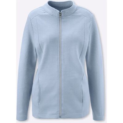 CLASSIC BASICS Shirtjacke - Langarm, Stehkragen, Blau - Shirtjacke CLASSIC BASICS Shirtjacke - Langarm, Stehkragen, Blau - Shirtjacke
