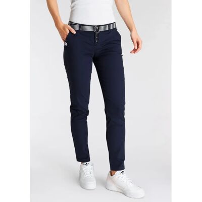 DELMAO Gr. 36 Slim Fit Blaue Twill Chinohose - Hosen DELMAO Gr. 36 Slim Fit Blaue Twill Chinohose - Hosen