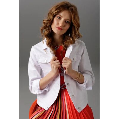 ANISTON CASUAL Weiße Jeansjacke - Jacke ANISTON CASUAL Weiße Jeansjacke - Jacke