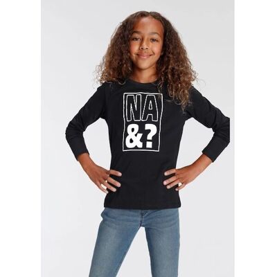KIDSWORLD NA&? Mädchen Langarmshirt - T-Shirt KIDSWORLD NA&? Mädchen Langarmshirt - T-Shirt