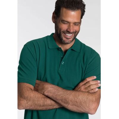 MAN'S WORLD 72/74 (5XL) Dunkelgrünes Polo-Shirt - Poloshirt MAN'S WORLD 72/74 (5XL) Dunkelgrünes Polo-Shirt - Poloshirt