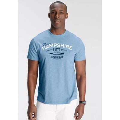 DELMAO 52/54 Hellblau Melange T-Shirt DELMAO 52/54 Hellblau Melange T-Shirt