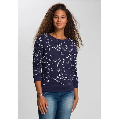 KANGAROOS Damen Modell 36/38 (S) Blau Casual Sweatshirt KANGAROOS Damen Modell 36/38 (S) Blau Casual Sweatshirt