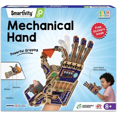 Mechanická ruka Smartivity - Vzdělávací hračka pro děti 8+ Mechanická ruka Smartivity - Vzdělávací hračka pro děti 8+