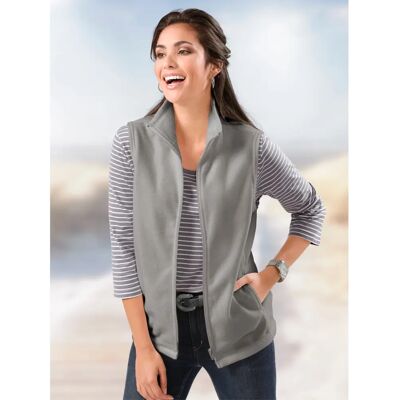 CLASSIC BASICS 54 Grau Fleeceweste - Fleeceweste CLASSIC BASICS 54 Grau Fleeceweste - Fleeceweste