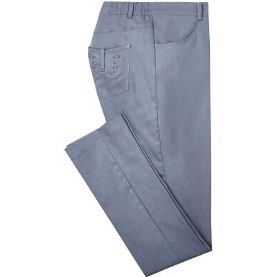 Webhose Classic Basics Gr. 38 Damen Blaue Stoffhosen - Hose Webhose Classic Basics Gr. 38 Damen Blaue Stoffhosen - Hose