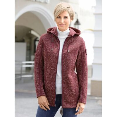 CASUAL LOOKS Rote Kapuzenfleecejacke - Jacke CASUAL LOOKS Rote Kapuzenfleecejacke - Jacke