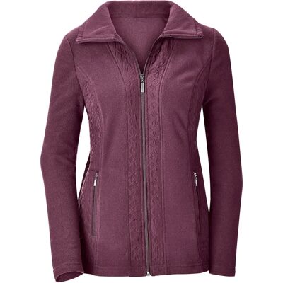 CASUAL LOOKS 52 Bordeaux Unisex Fleecejacke CASUAL LOOKS 52 Bordeaux Unisex Fleecejacke