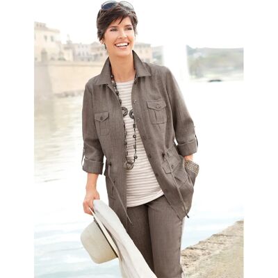 H&M Damen Blusenblazer 38 grau - Blazer H&M Damen Blusenblazer 38 grau - Blazer