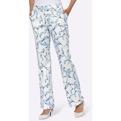 Heine Blaue Blumenhose - Pants Heine Blaue Blumenhose - Pants