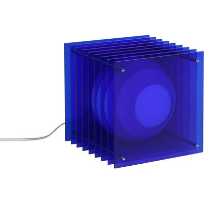 BANG - Modello H24cm Blu Lampada da tavolo LED geometrica - Tipo di prodotto BANG - Modello H24cm Blu Lampada da tavolo LED geometrica - Tipo di prodotto
