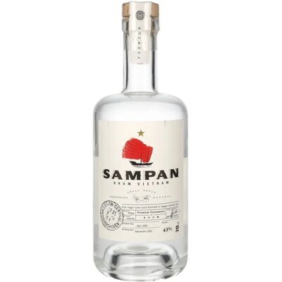 Sampan Rhum Vietnam - 43% Vol. - Klar - Rum Sampan Rhum Vietnam - 43% Vol. - Klar - Rum