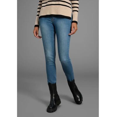 Arizona Slim-fit-Jeans - Hohe Taille - Used Waschung Arizona Slim-fit-Jeans - Hohe Taille - Used Waschung