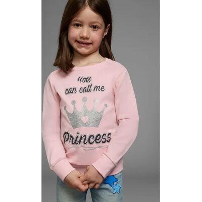 KIDSWORLD Du Kannst Mich Prinzessin Nennen Rosa Langarmshirt KIDSWORLD Du Kannst Mich Prinzessin Nennen Rosa Langarmshirt