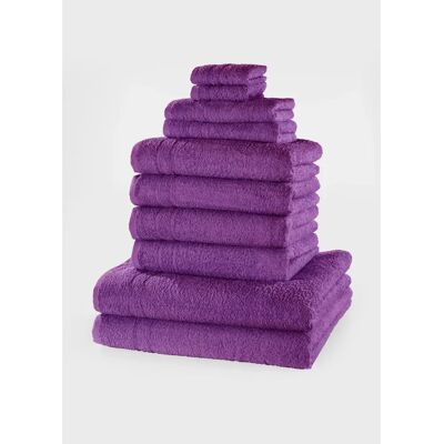 bonprix Set di Asciugamani - 10 Pezzi in Cotone per il Bagno bonprix Set di Asciugamani - 10 Pezzi in Cotone per il Bagno
