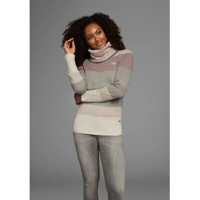 KANGAROOS Beiger Streifen Rollkragenpullover KANGAROOS Beiger Streifen Rollkragenpullover