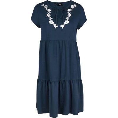 bonprix W Baumwoll Tunika-Kleid - Kurzarm - 40/42 bonprix W Baumwoll Tunika-Kleid - Kurzarm - 40/42