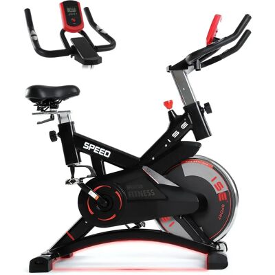 Vélo Indoor Ise - 10kg volant - Réglable - Silencieux - Cardio - Publicité Vélo Indoor Ise - 10kg volant - Réglable - Silencieux - Cardio - Publicité