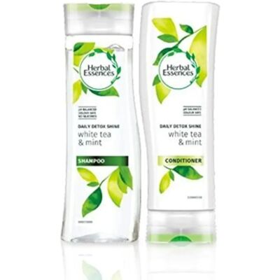Herbal Essences - Daily Detox Shine - White Tea Mint - Shampoo Herbal Essences - Daily Detox Shine - White Tea Mint - Shampoo