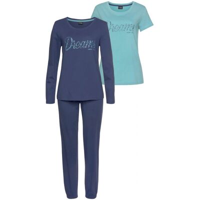 VIVANCE DREAMS Pyjama - Langes Casual Nachthemd-Set VIVANCE DREAMS Pyjama - Langes Casual Nachthemd-Set
