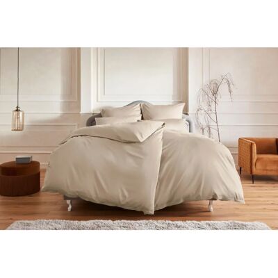 Guido Maria Kretschmer Mila Taupe Satin Bettwäsche - Bettwäsche Guido Maria Kretschmer Mila Taupe Satin Bettwäsche - Bettwäsche