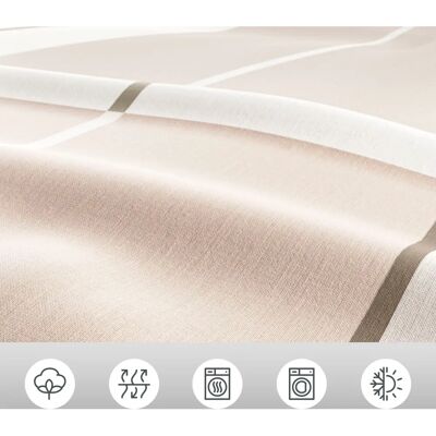 H.I.S Golfi Taupe Bettwäsche - Bett & Kissen, Baumwolle, Sportliches Karo H.I.S Golfi Taupe Bettwäsche - Bett & Kissen, Baumwolle, Sportliches Karo