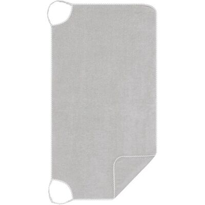 Wäschepur Zilverkleurige Multifunctionele Katoenen Handdoek - Badhanddoek Wäschepur Zilverkleurige Multifunctionele Katoenen Handdoek - Badhanddoek