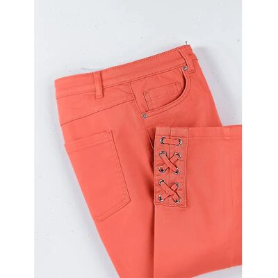 Casual Looks Orange 3/4 Jeans - Jeans Casual Looks Orange 3/4 Jeans - Jeans
