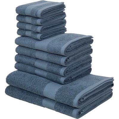 MY HOME Melli Blau 10-tlg. Handtuchset MY HOME Melli Blau 10-tlg. Handtuchset