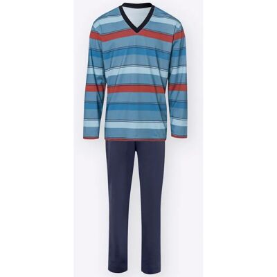 H&M Herren Gestreifter Baumwoll Schlafanzug - Homewear-Set H&M Herren Gestreifter Baumwoll Schlafanzug - Homewear-Set