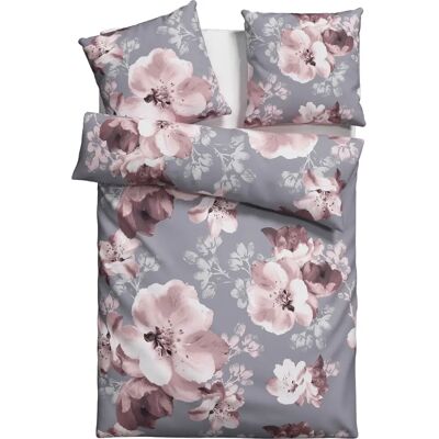 Home affaire Melina florale Bettwäsche - grau - Bettart Home affaire Melina florale Bettwäsche - grau - Bettart