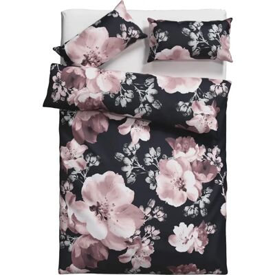 Home affaire Melina Florale Blaue Bettwäsche - Bettwäsche Home affaire Melina Florale Blaue Bettwäsche - Bettwäsche