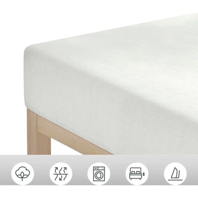 MY HOME Litschi Baumwoll-Jersey Spannbettlaken MY HOME Litschi Baumwoll-Jersey Spannbettlaken