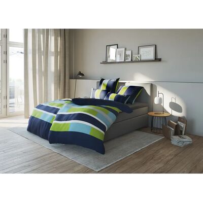 H.I.S Etienne Blau-Grün Bettwäsche - Bedding set H.I.S Etienne Blau-Grün Bettwäsche - Bedding set