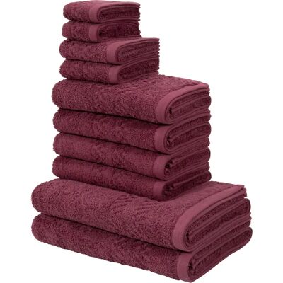 Home Affaire Regona 10-tlg Handtuch-Set - Bad, Hand, Gäste & Duschtücher Home Affaire Regona 10-tlg Handtuch-Set - Bad, Hand, Gäste & Duschtücher