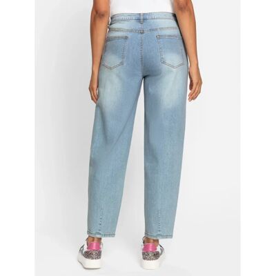 INSPIRATIONEN Hochtaillierte Blaue Jeans - Jeans INSPIRATIONEN Hochtaillierte Blaue Jeans - Jeans