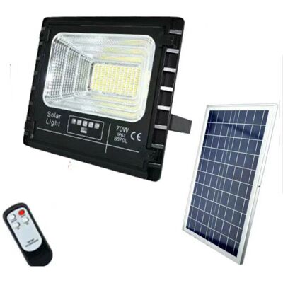 Faretto LED solare R&G con telecomando - 70W Faretto LED solare R&G con telecomando - 70W