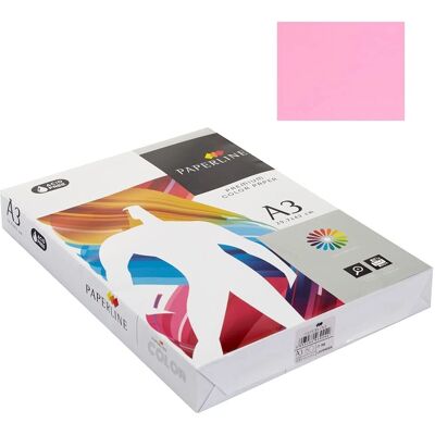 Papier pour imprimante Rose A3 Fabrisa - 500 feuilles Papier pour imprimante Rose A3 Fabrisa - 500 feuilles