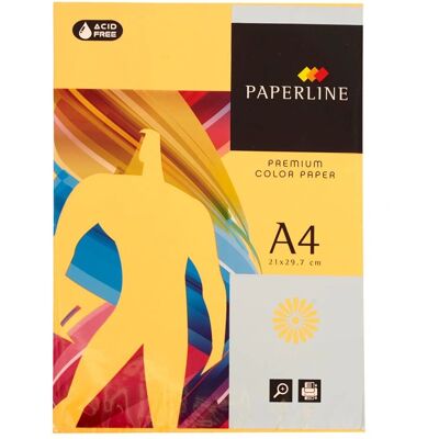 Papel Fluorescente Naranja Fabrisa A4 500 Hojas Papel Fluorescente Naranja Fabrisa A4 500 Hojas