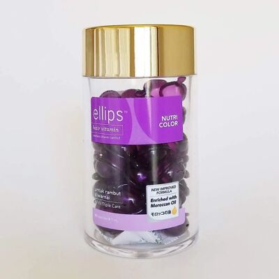 Cápsulas de Óleo para Cabelos Ellips - Protege o Cabelo Colorido - Hidrata & Adiciona Brilho Cápsulas de Óleo para Cabelos Ellips - Protege o Cabelo Colorido - Hidrata & Adiciona Brilho