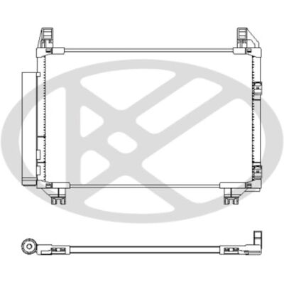 Koyorad CD010394M - Condenseur de Clim avec Déshydrateur Koyorad CD010394M - Condenseur de Clim avec Déshydrateur