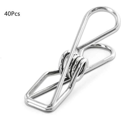 GENERIC - INOX-60 - Acier inoxydable - Antirouille - Épingles à linge - Publicité GENERIC - INOX-60 - Acier inoxydable - Antirouille - Épingles à linge - Publicité