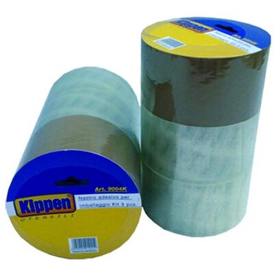 KIPPEN - Set di 3 nastri adesivi 48x400mm KIPPEN - Set di 3 nastri adesivi 48x400mm