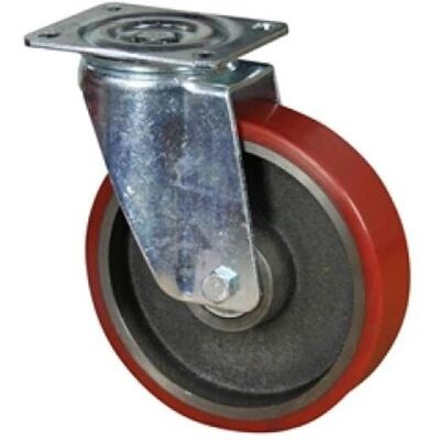 KIPPEN 1619 - Cast Iron Wheel 75mm with Swivel Plate - Wheel KIPPEN 1619 - Cast Iron Wheel 75mm with Swivel Plate - Wheel