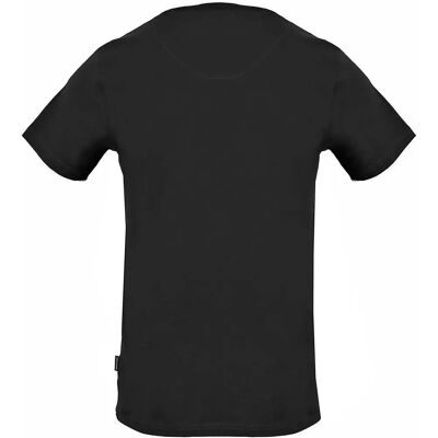 Zwart Logo T-Shirt van Aquascutum - Ronde hals, korte mouwen - T-Shirt Zwart Logo T-Shirt van Aquascutum - Ronde hals, korte mouwen - T-Shirt