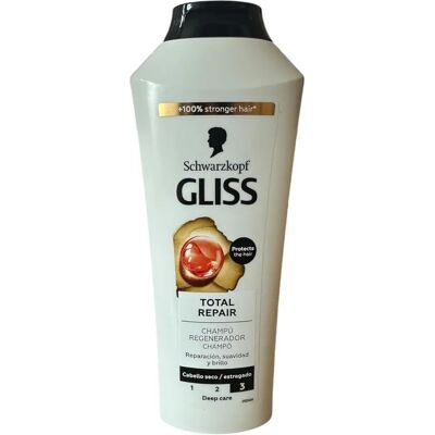 Schwarzkopf Gliss Kur Total Repair Shampoo - Hair Repair 400ml Schwarzkopf Gliss Kur Total Repair Shampoo - Hair Repair 400ml