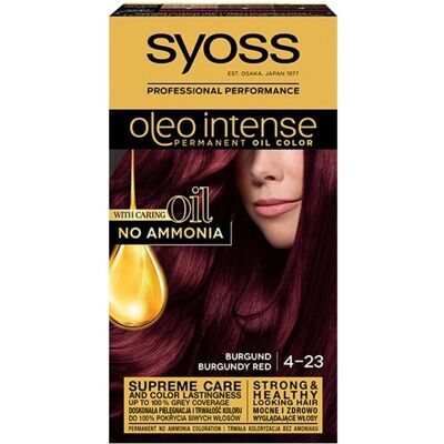 Syoss Oleo Intense Burgundy Red - Haarfarbe Syoss Oleo Intense Burgundy Red - Haarfarbe