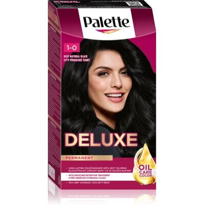 Schwarzkopf Palette Deluxe Deep Natural Black - Długotrwała farba do włosów Schwarzkopf Palette Deluxe Deep Natural Black - Długotrwała farba do włosów